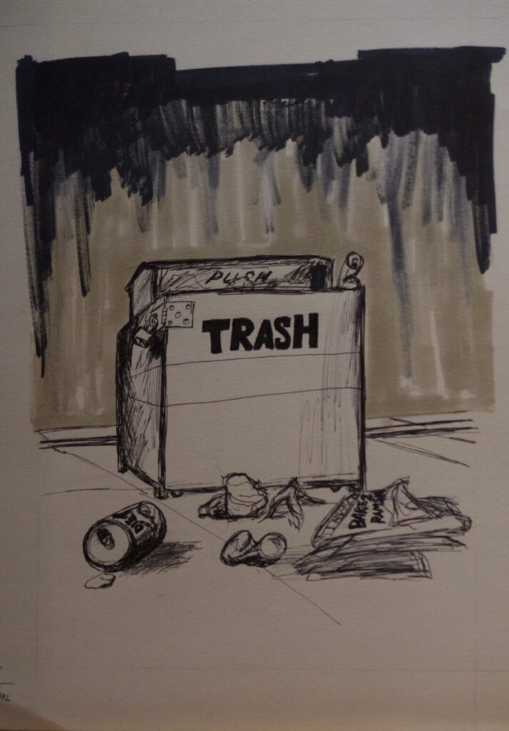 The Subway Tarot - Card #77 - Trash