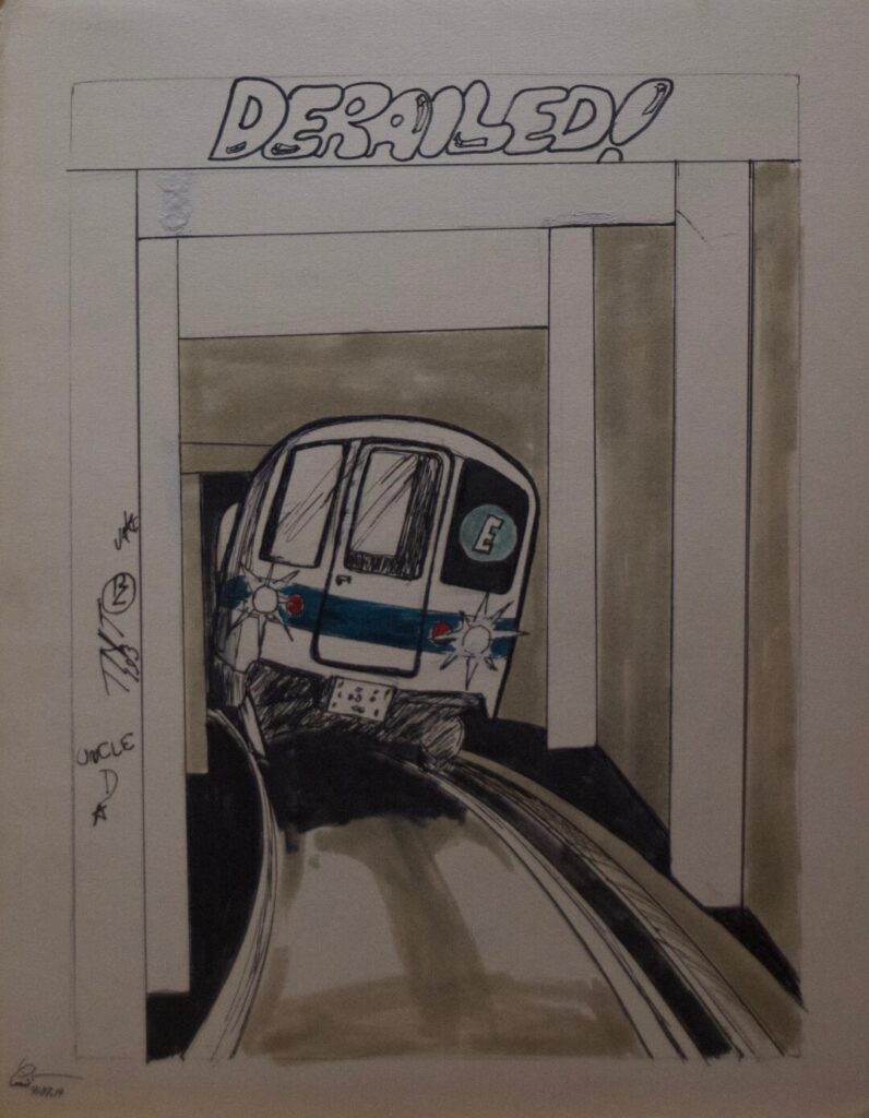 The Subway Tarot - Card #62 - Derailed