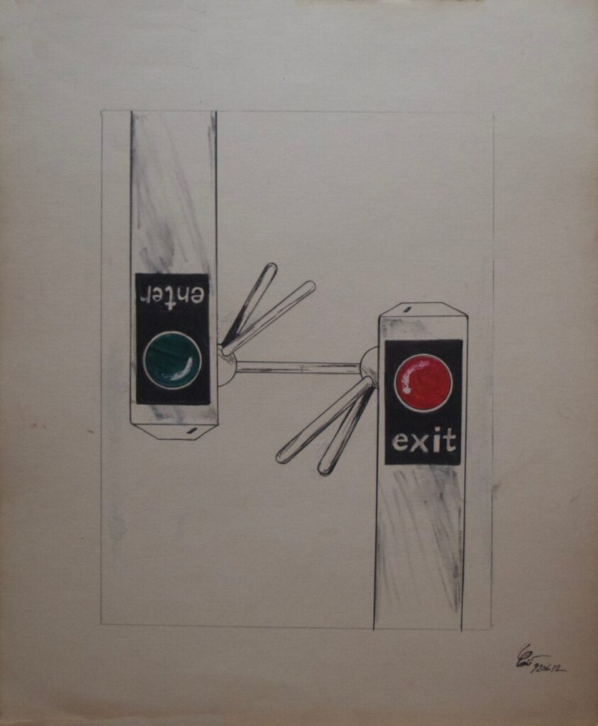 The Subway Tarot - Card #46 - Turnstiles