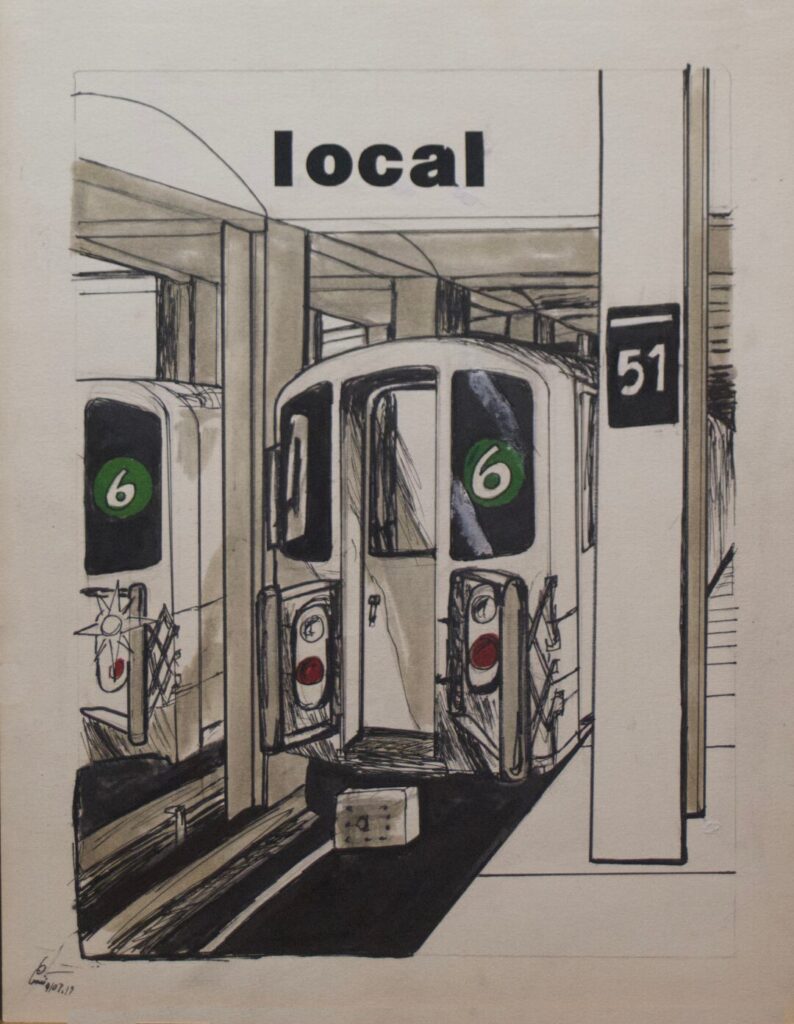 The Subway Tarot - Card #29 - Local