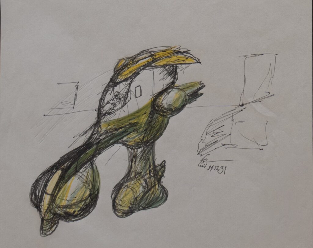 - Untitled Ship Sketch - -- (Large)