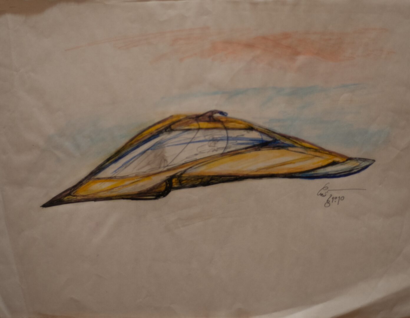- Untitled Ship Sketch - -- (Large)