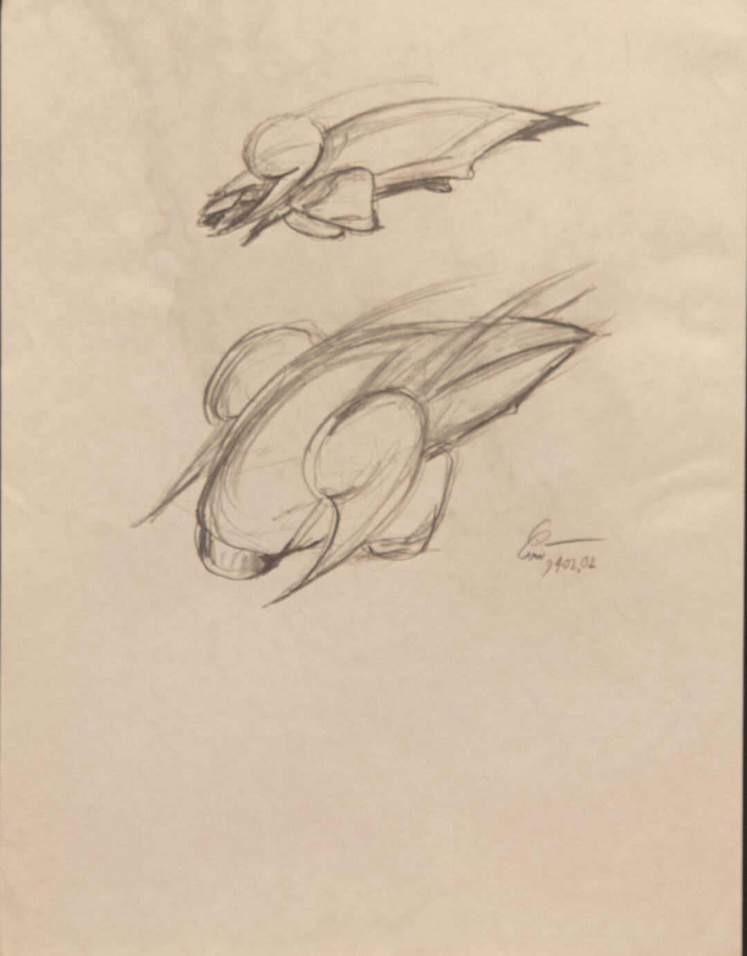 - Untitled Ship Sketch -- (Large)
