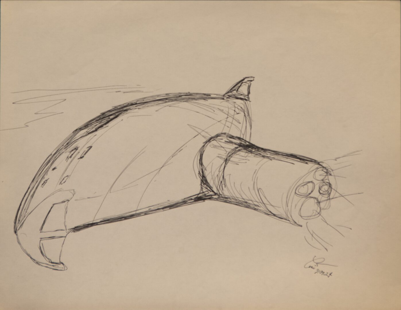 - Untitled - Ship Sketch - -- (Large)