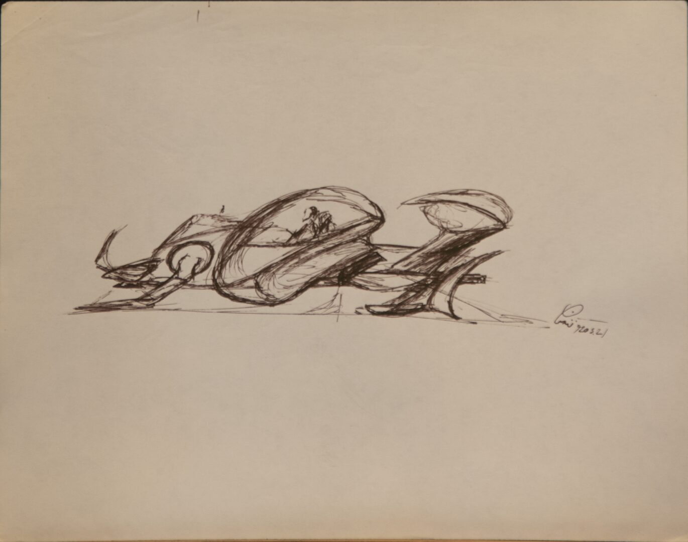 - Untitled Ship Sketch - -- (Large)