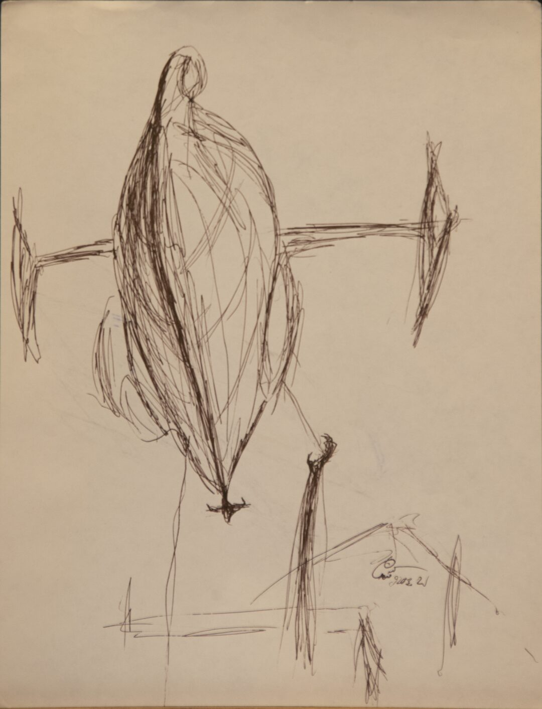 - Untitled - Ship Sketch - -- (Large)