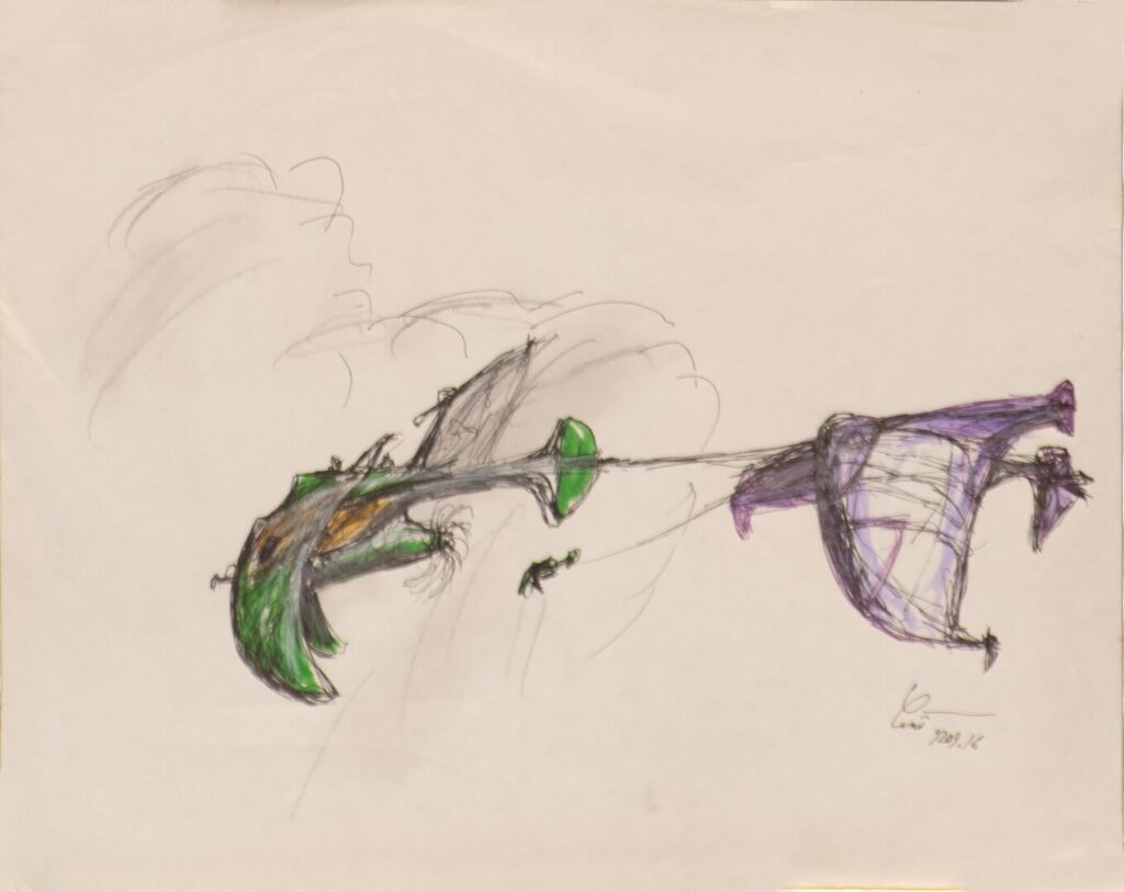 - Untitled Ship Sketch - -- (Large)
