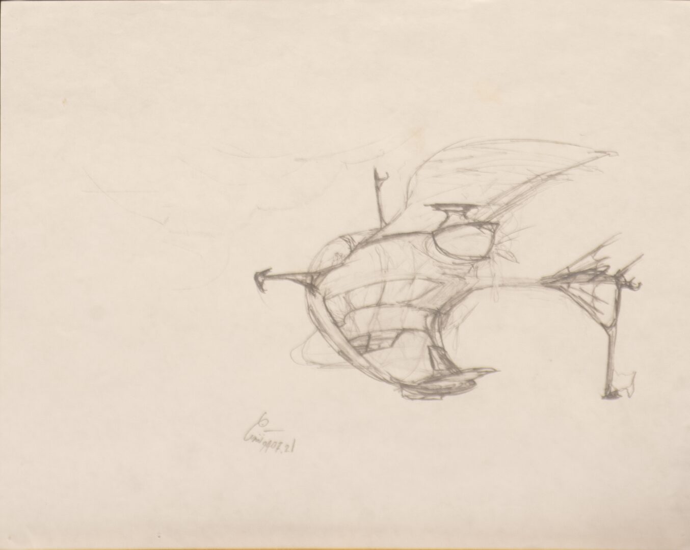 - Untitled ship sketch --- (Large)