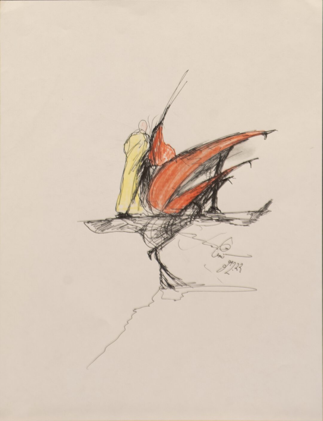 - Untitled Ship Sketch - -- (Large)