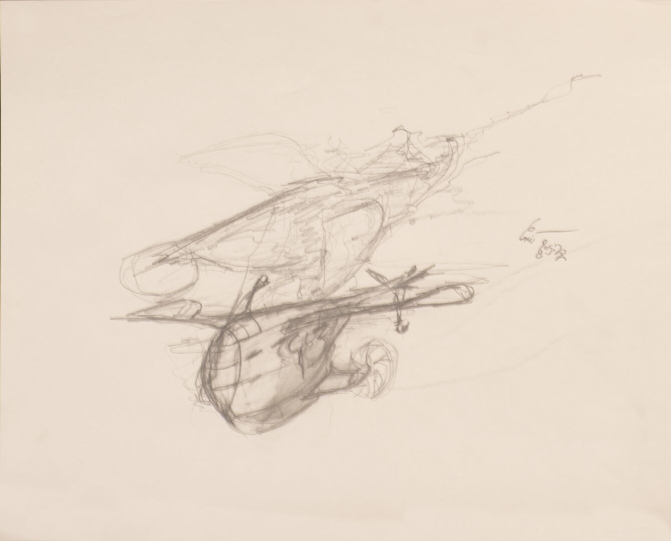 - Untitled Ship Sketch - -- (Large)
