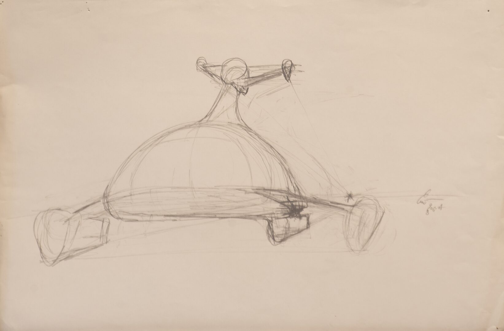- Untitled Ship Sketch - -- (Large)